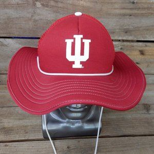 Cowbucker Indiana Hoosiers Crimson Out Bucker Hat Men's Snap Back
